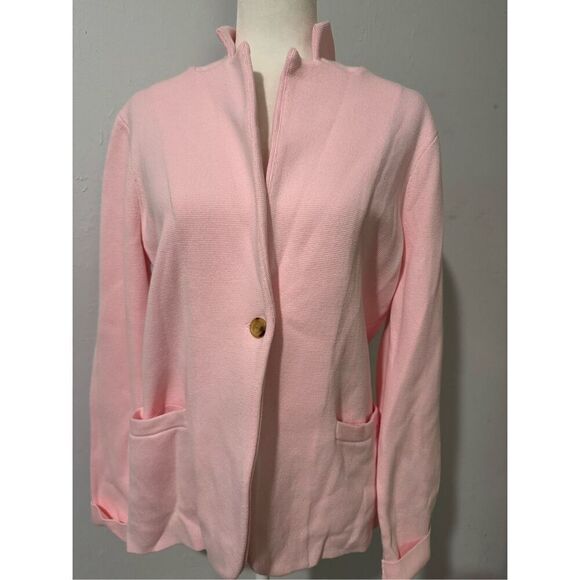 J. Crew factory pink blazer sweater M - Picture 9 of 10